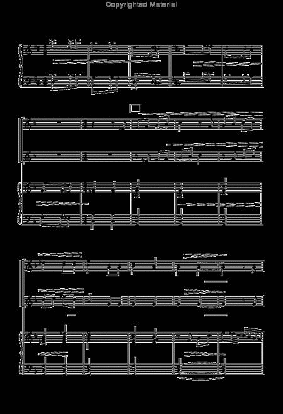 <br>Sheet music extract