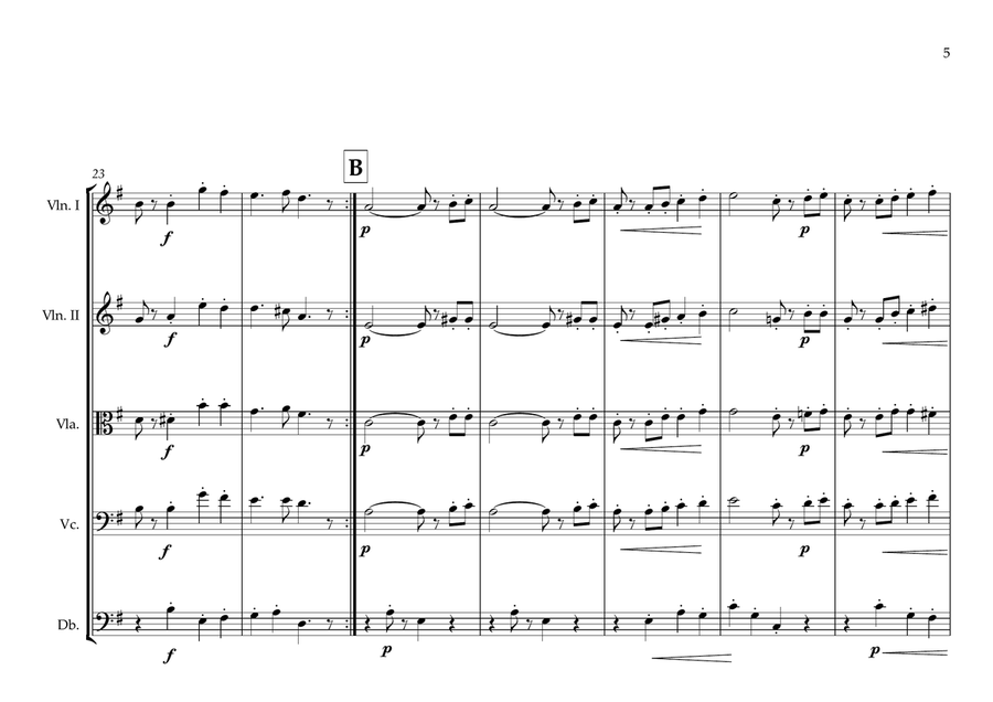 Vatican State National Anthem for String Orchestra String Orchestra scores gallery preview page 5