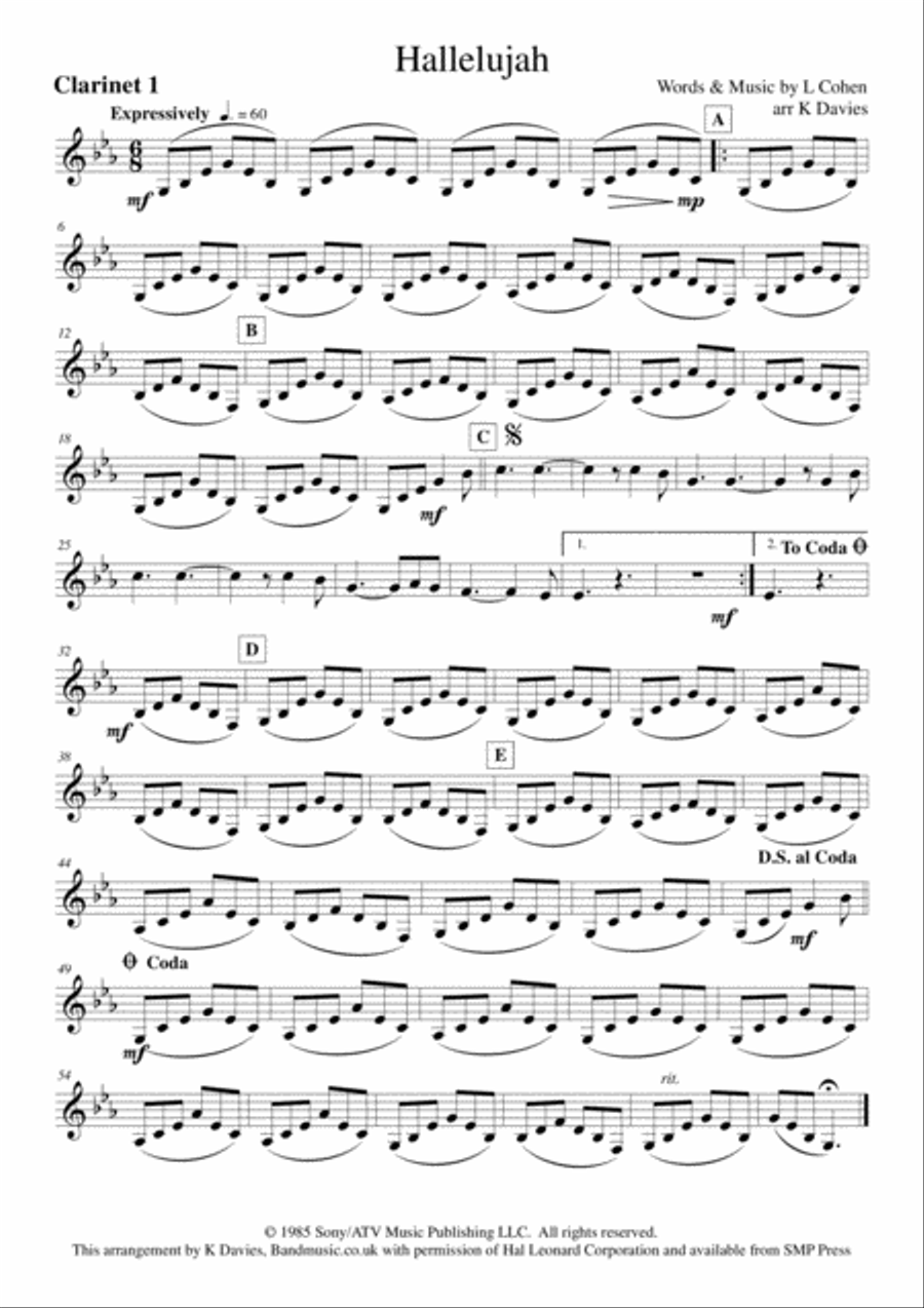 Hallelujah Small Ensemble scores gallery preview page 4