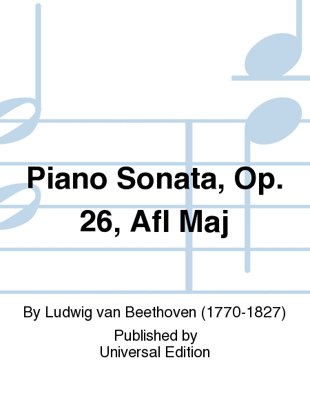 Piano Sonata, Op. 26, Afl Maj