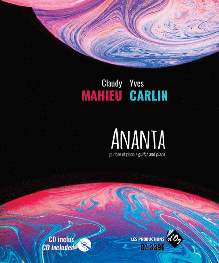 Ananta (cd inclus) by Yves Carlin Classical Guitar - Sheet Music
