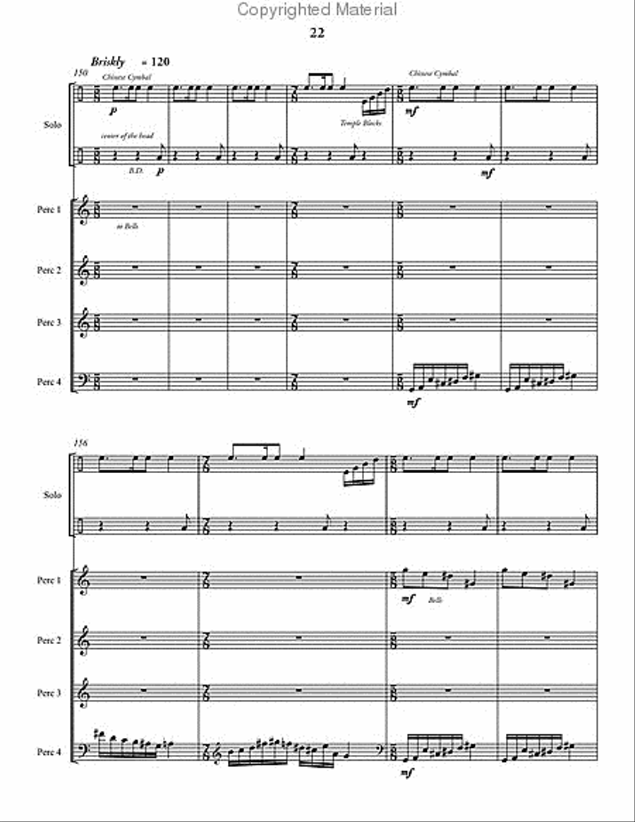 Shadows Percussion Ensemble scores gallery preview page 23
