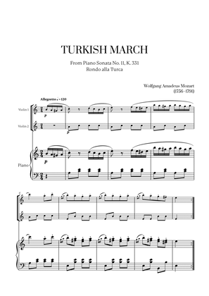 W. A. Mozart - Turkish March (Alla Turca) (for Violin Duet and Piano)