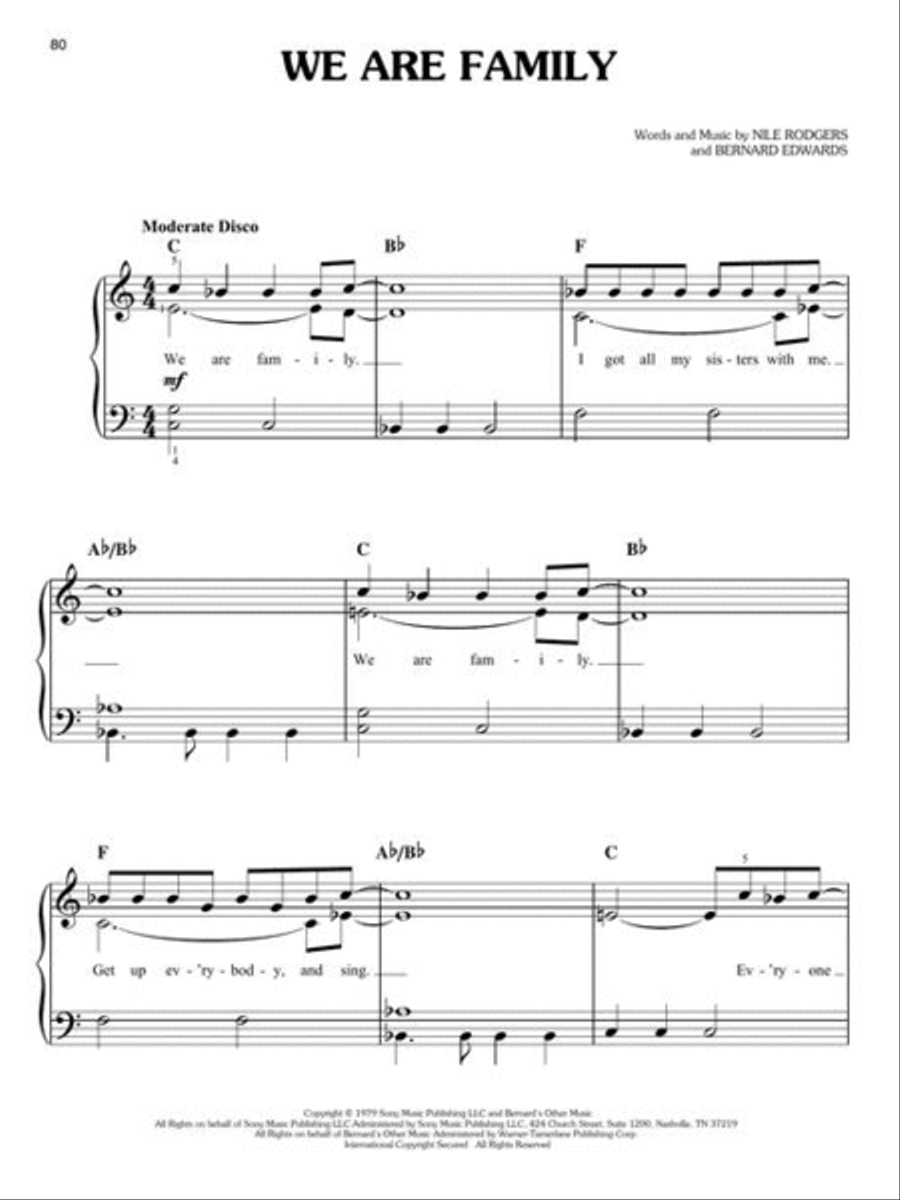 Favorite Songs – In Easy Keys Easy Piano scores gallery preview page 7