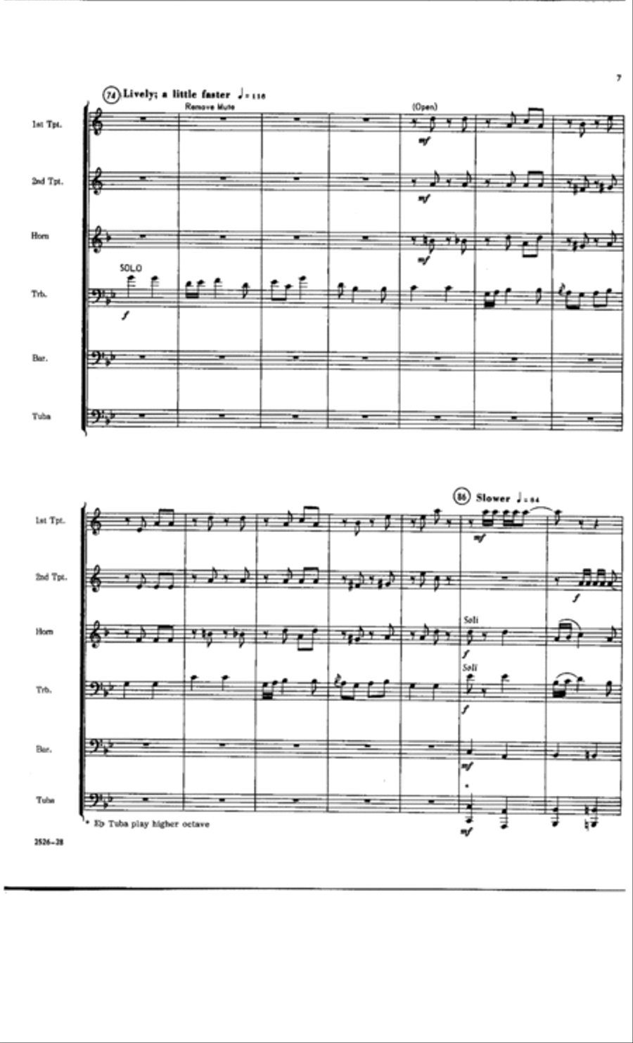 Russian Sailor's Dance Russian Sailor's Dance Chamber Music scores gallery preview page 7
