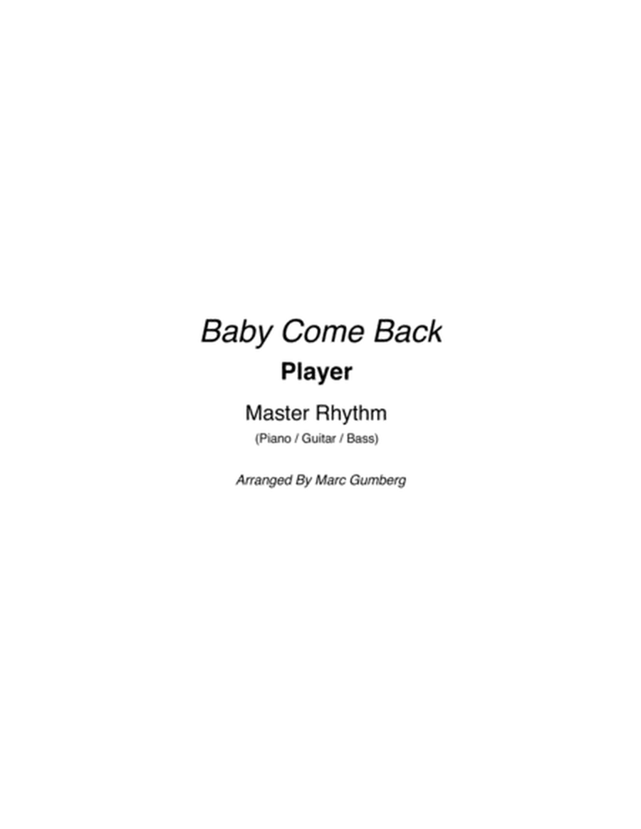 Baby Come Back image number null