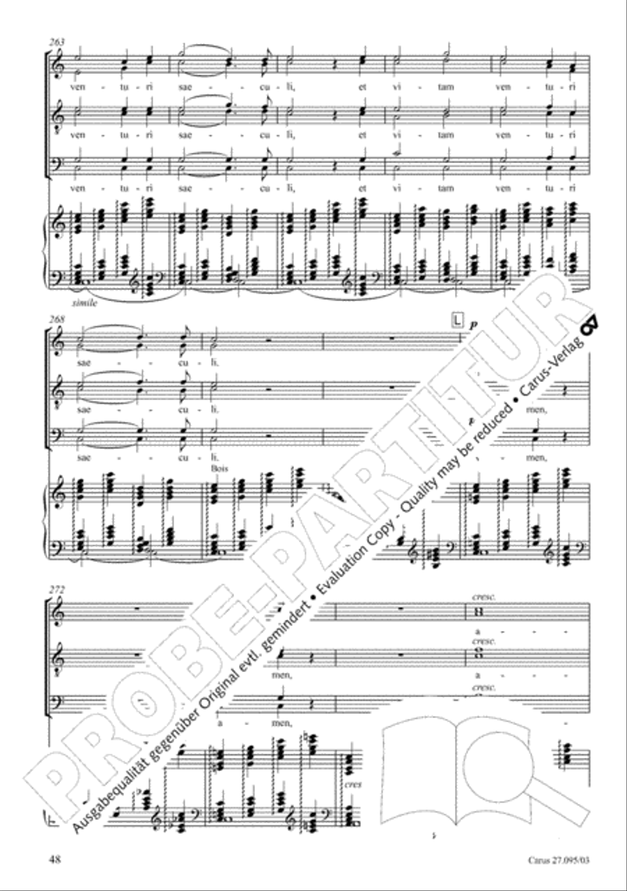 Messe solennelle de sainte Cecile Messe solennelle de sainte Cecile STB scores gallery preview page 49