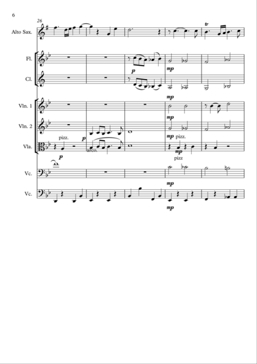 Over The Rainbow (from The Wizard Of Oz) Small Ensemble scores gallery preview page 6