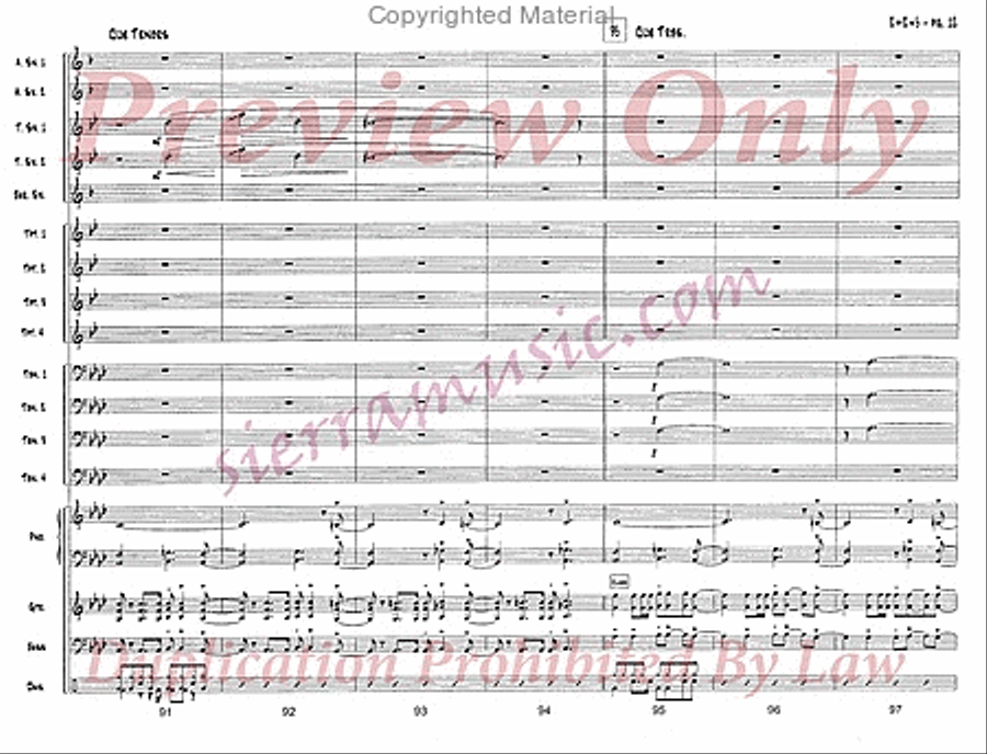 2+2=5 Jazz Ensemble scores gallery preview page 13