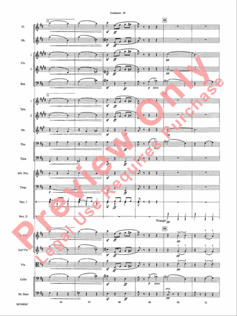 Waltz of the Flowers (from The Nutcracker Suite) Full Orchestra scores gallery preview page 13