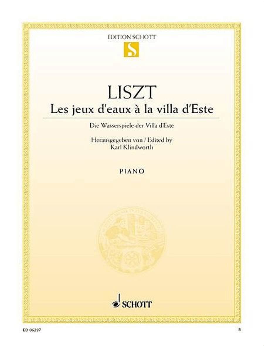 Les Jeux d'eaux a la Villa d'Este Piano Solo scores gallery preview page 1