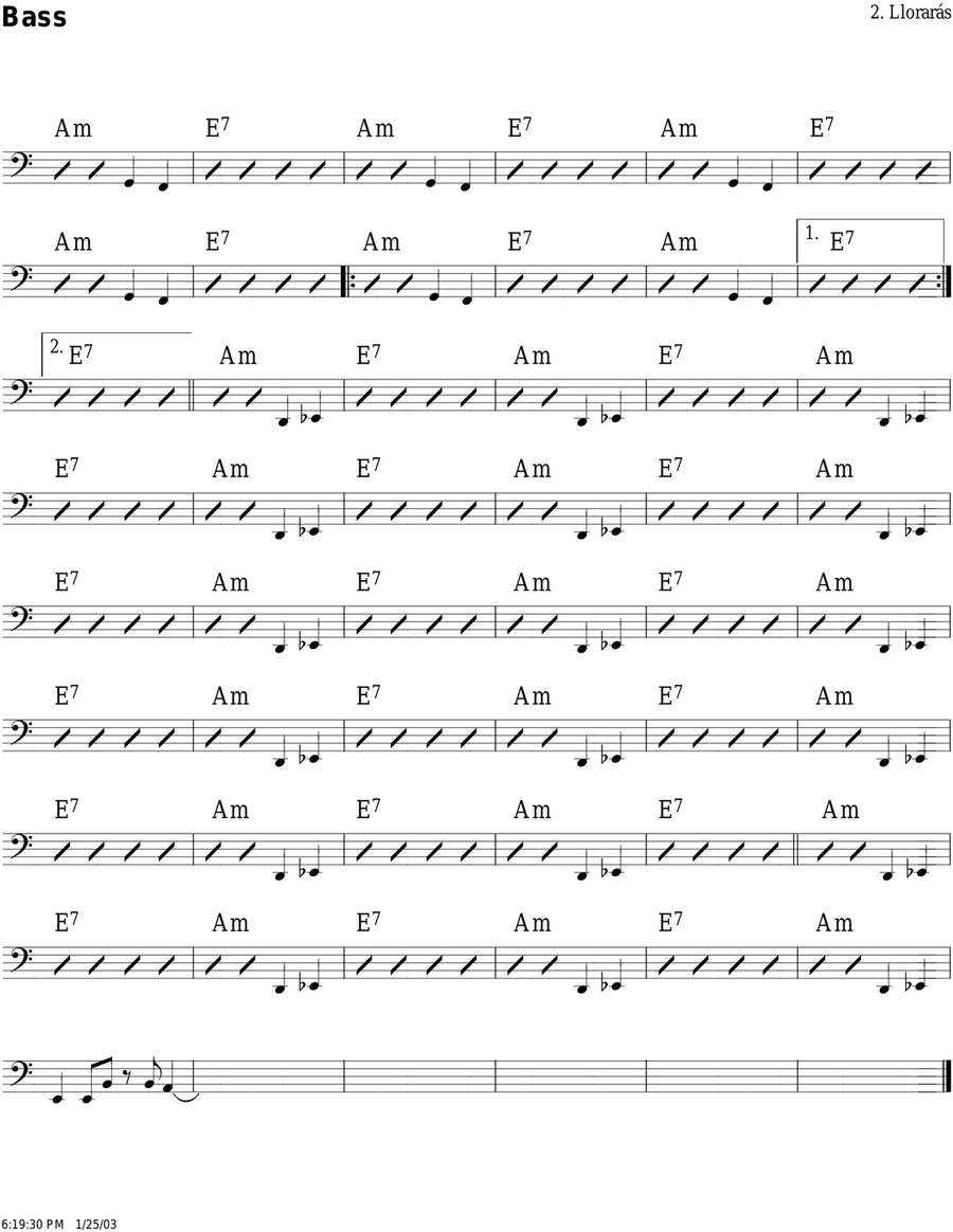 Llorarás Llorarás Full Orchestra scores gallery preview page 6