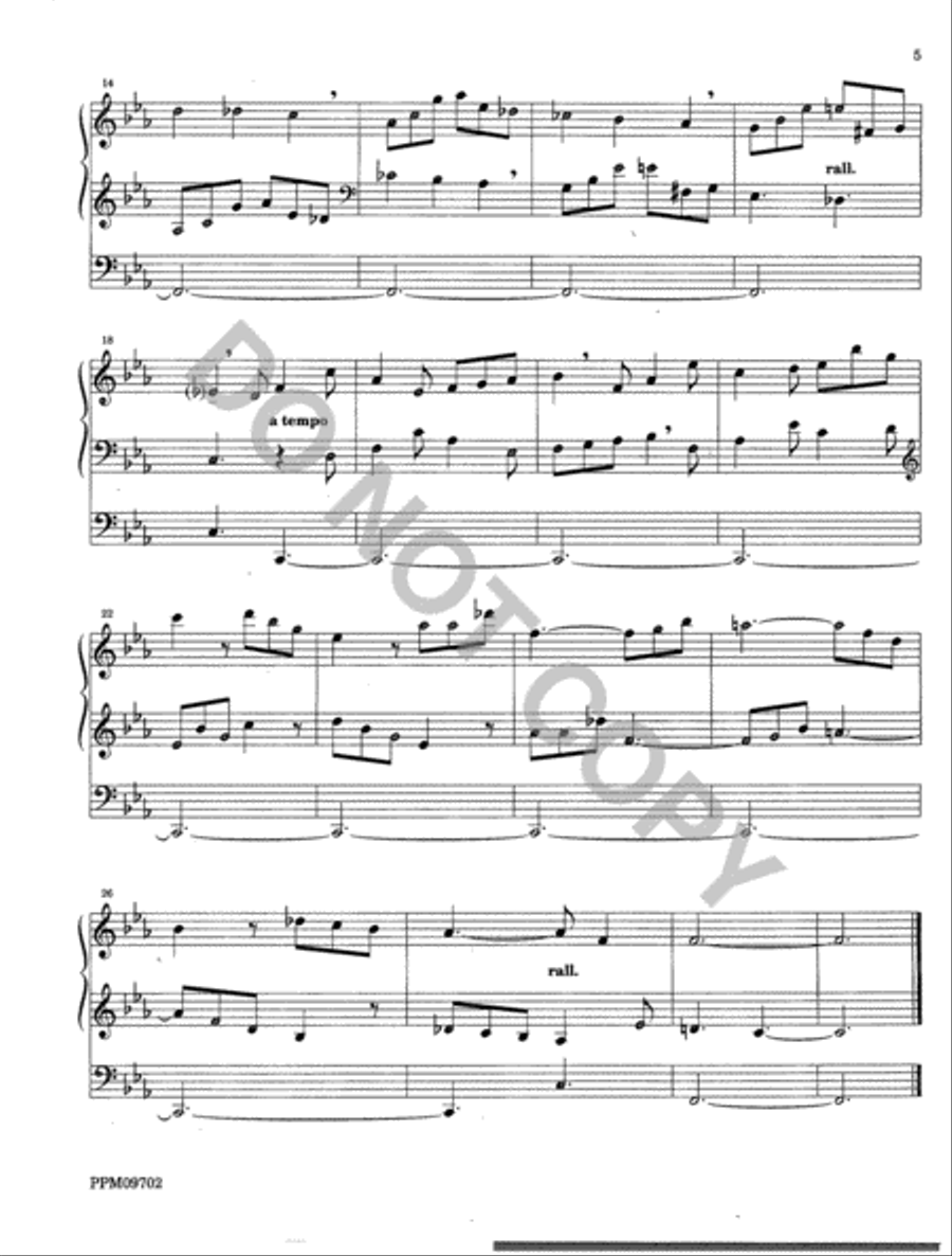 Twelve Organ Trios Organ scores gallery preview page 5