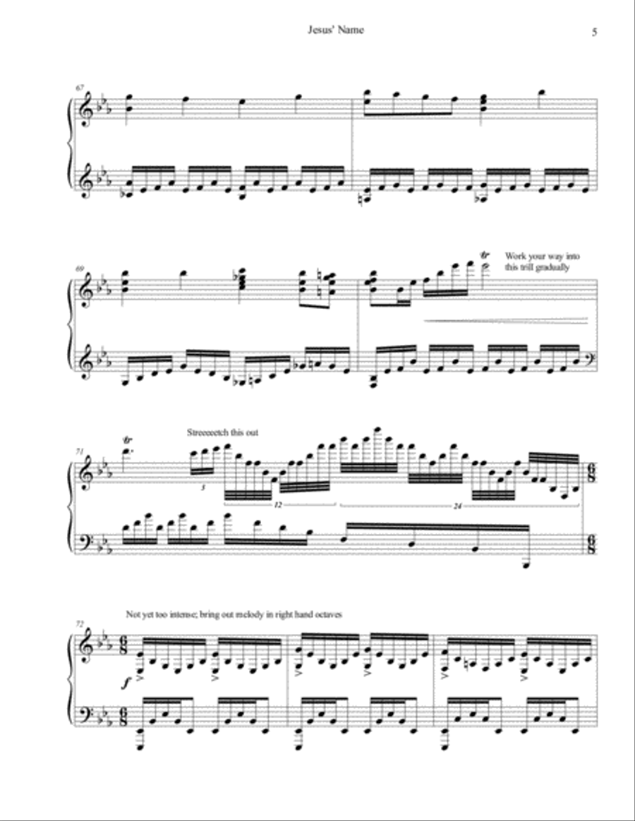 Jesus' Name Jesus' Name Small Ensemble scores gallery preview page 5