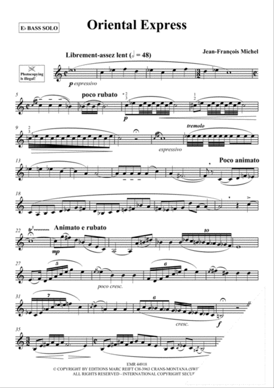 Oriental Express Bass Voice scores gallery preview page 3