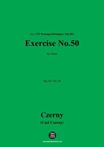 C. Czerny-Exercise No.50,Op.261 No.50 image number null