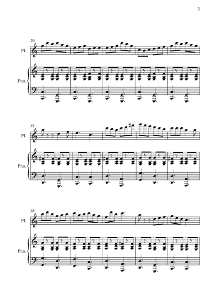 Pop Goes The Weasel - Theme and Variation For Flute and Piano image number null