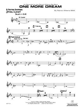 One More Dream: E-flat Baritone Saxophone