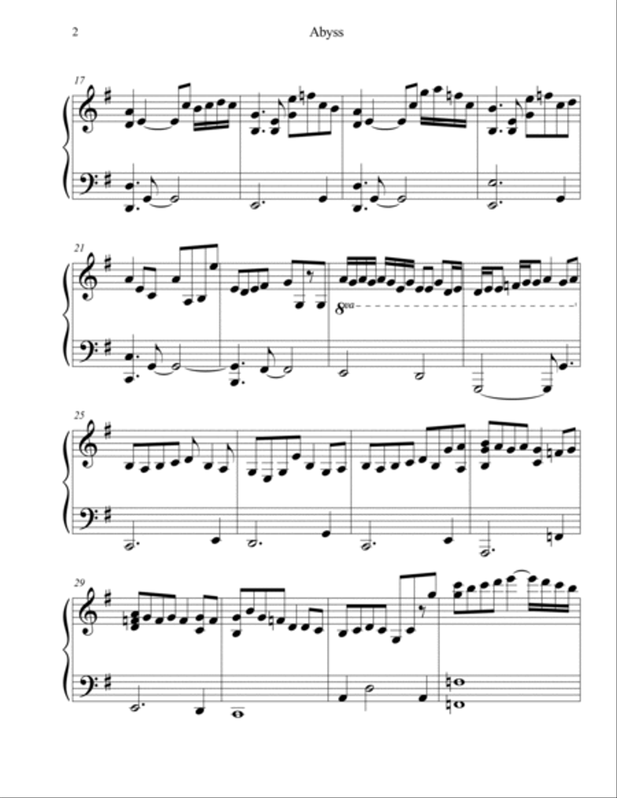 Abyss Abyss Piano Method scores gallery preview page 2