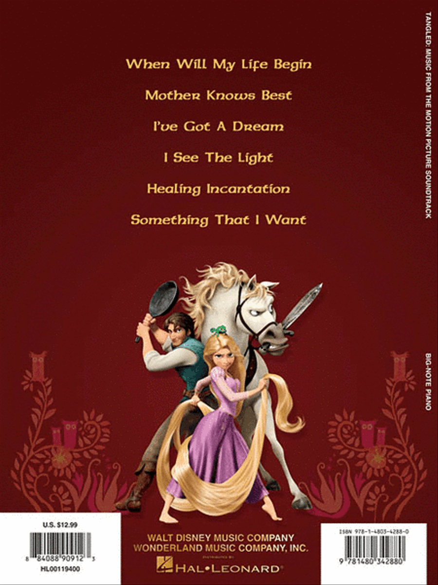 Tangled Easy Piano scores gallery preview page 2
