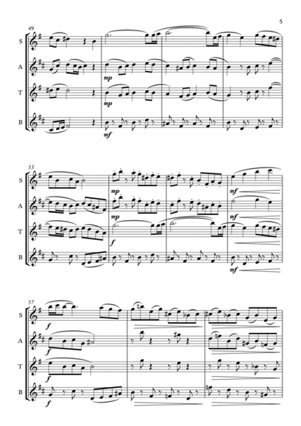 Evocations - Saxophone Quartet (SATB) image number null