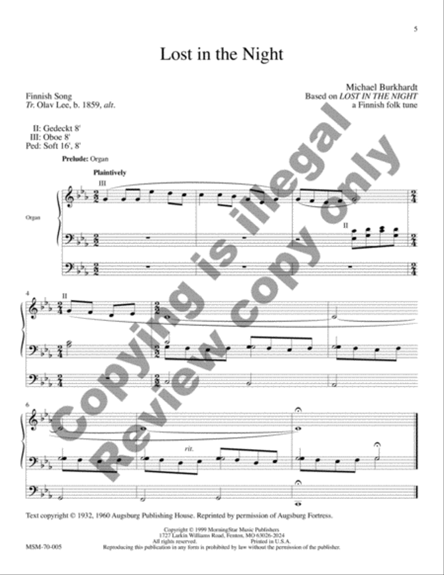 Savior of the Nations, Come (Full Score) Choir scores gallery preview page 46