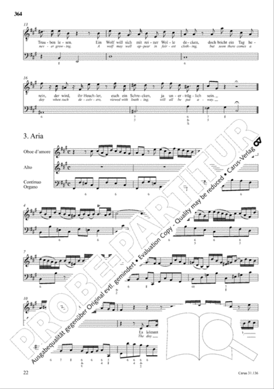The Complete Sacred Vocal Works (Das geistliche Vokalwerk) Voice scores gallery preview page 365
