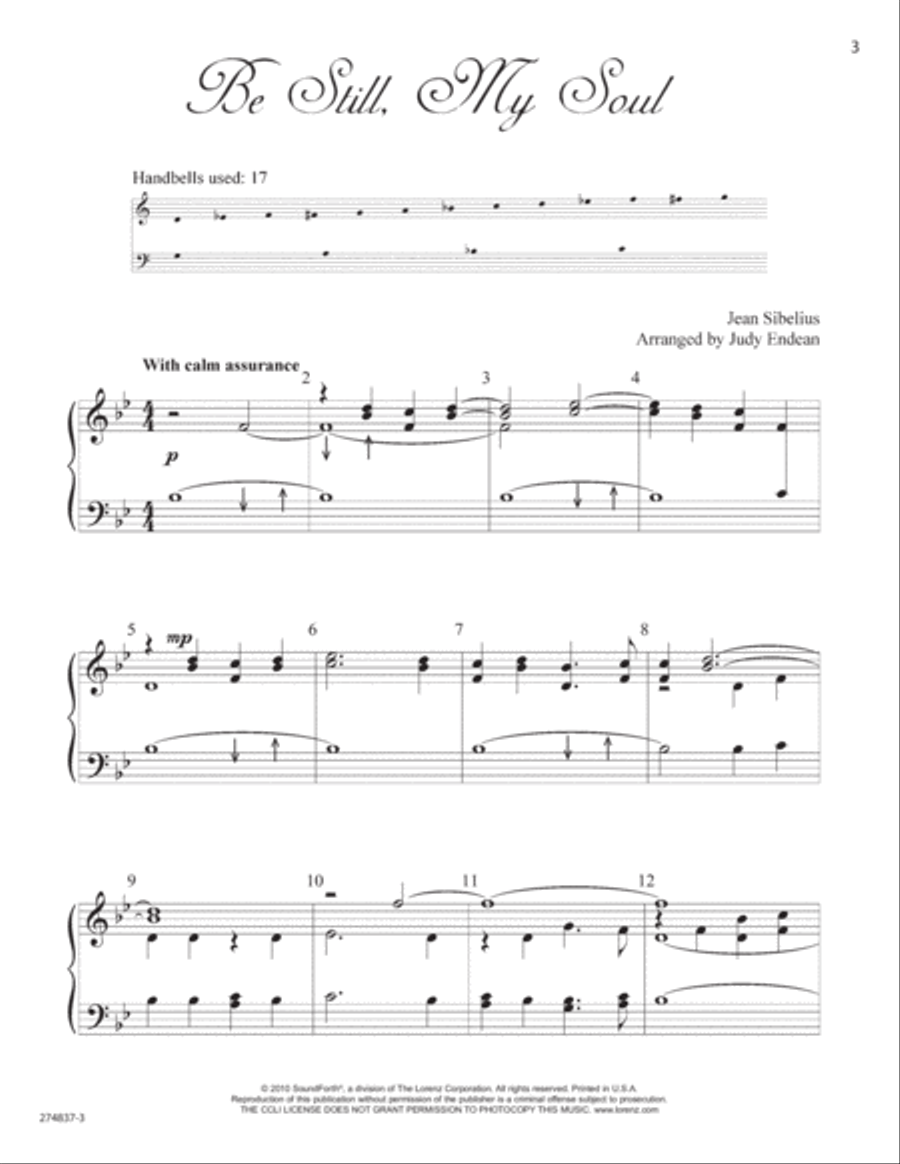 Be Still, My Soul 2-Octaves scores gallery preview page 3