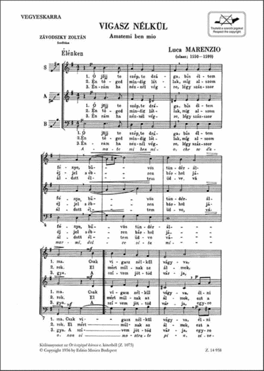 Vigasz nélkül 3-Part scores gallery preview page 2