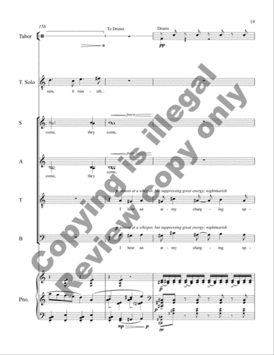Chamber Music, Volume 3: Four Joyce Songs: Serenade in One Movement 4-Part scores gallery preview page 11