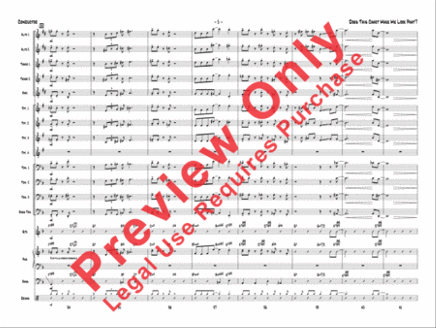 Does This Chart Make Me Look Phat? Jazz Ensemble scores gallery preview page 26
