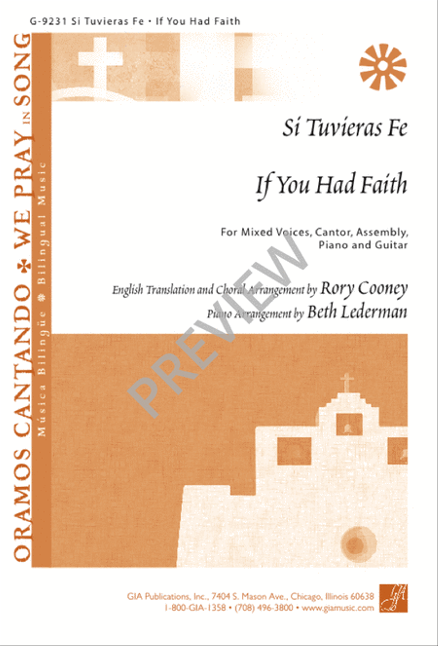 Si Tuvieras Fe / If You Had Faith 4-Part scores gallery preview page 2