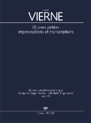 Book cover for Vierne: Smaller Pieces