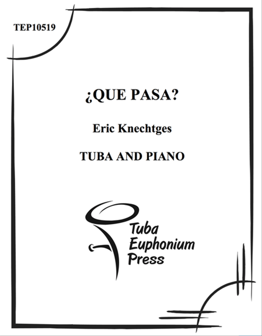 Que Pasa Que Pasa Tuba scores gallery preview page 1