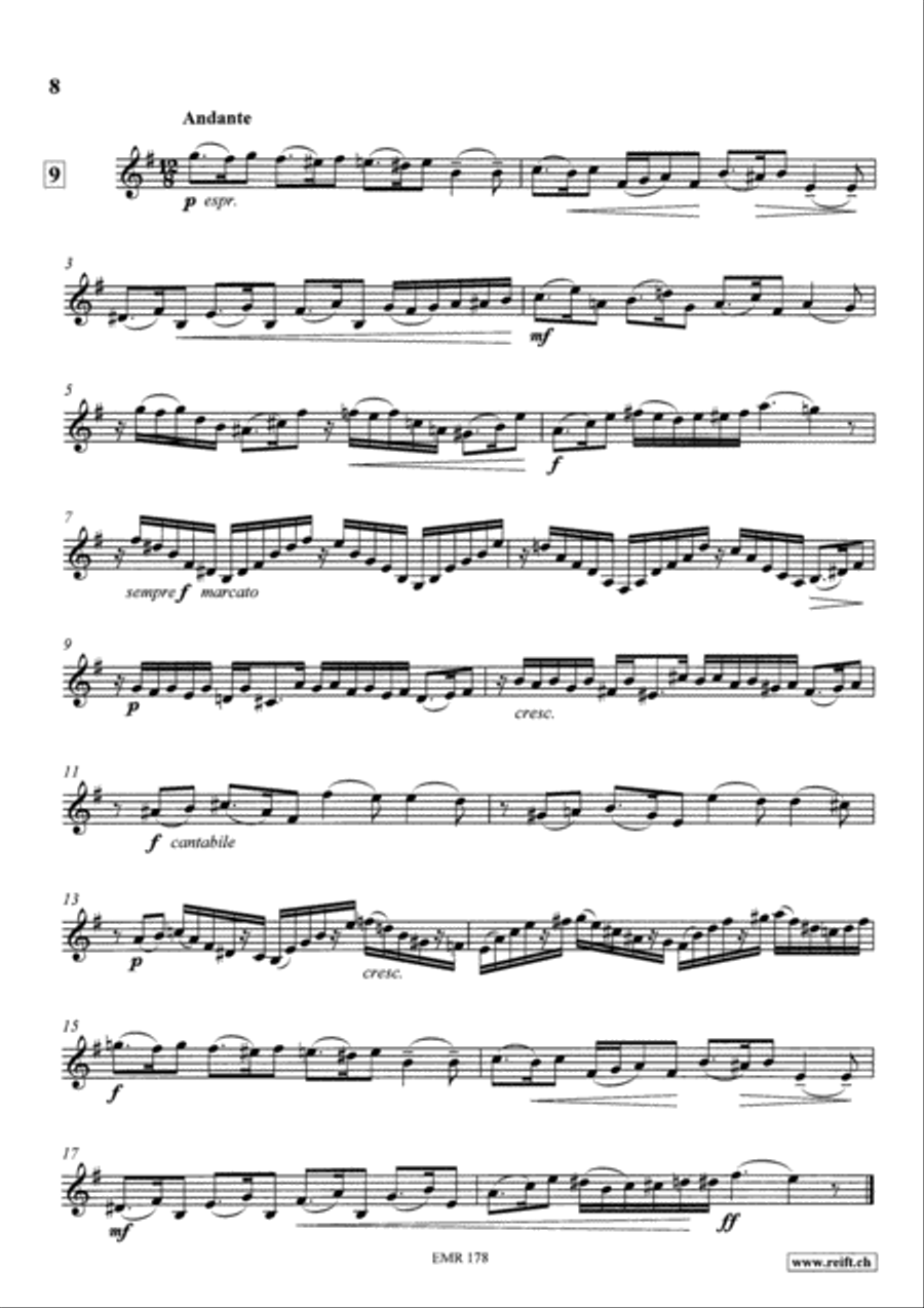 Technical & Melodic Studies Vol. 5 Euphonium scores gallery preview page 8
