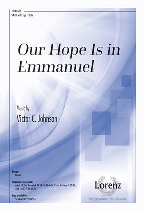Book cover for Our Hope Is in Emmanuel