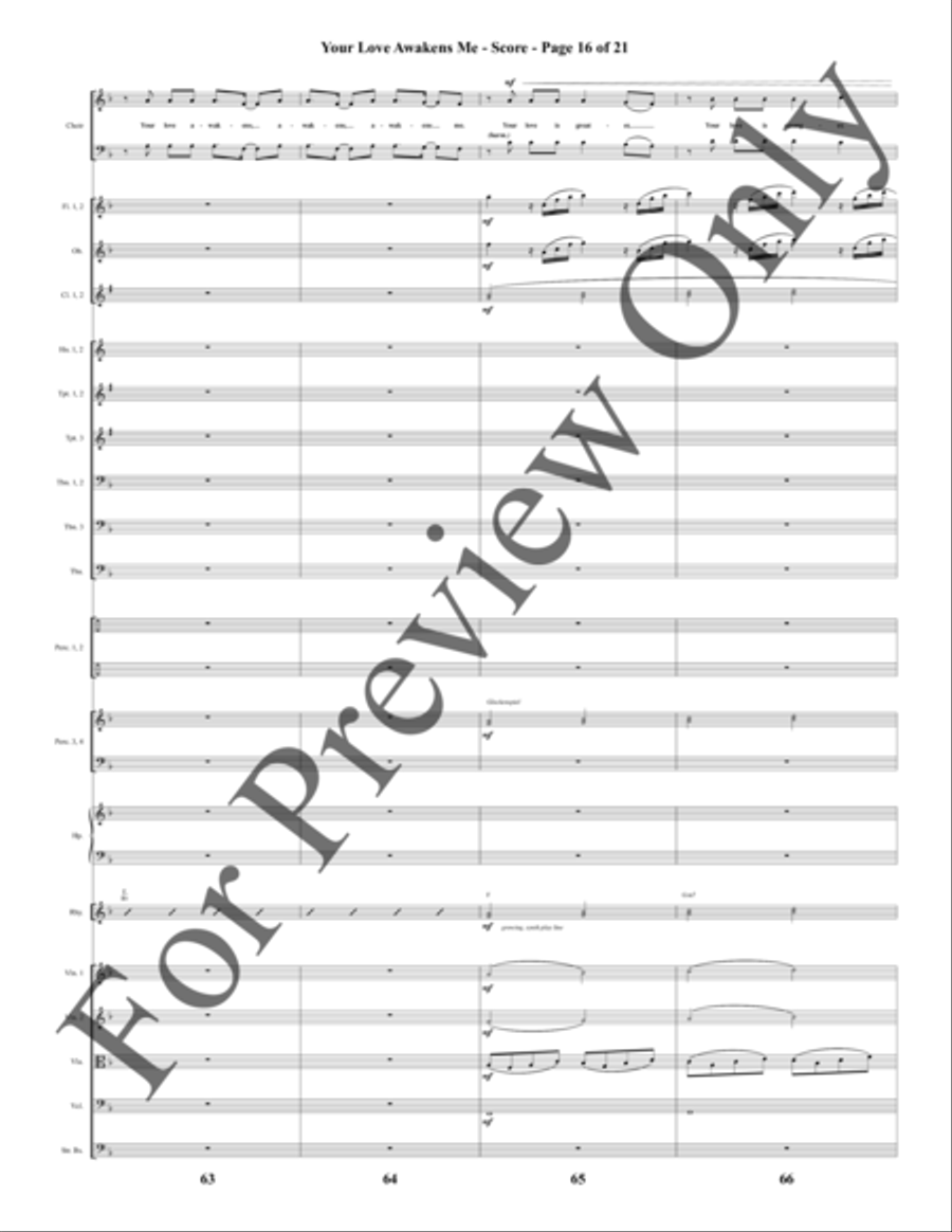 Road to Calvary - Orchestration by Daniel Semsen Choir - Sheet Music page 17