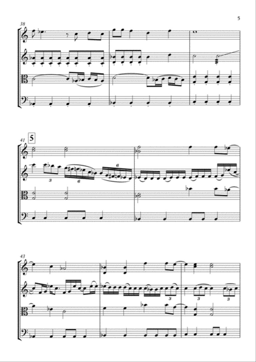 Home Sweet Home String Quartet scores gallery preview page 6