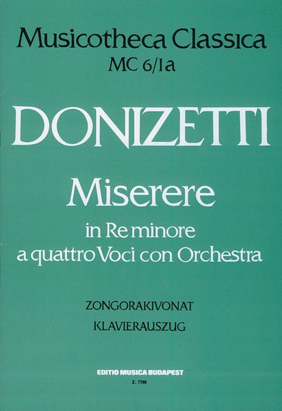 Miserere in re minore MC 6/1