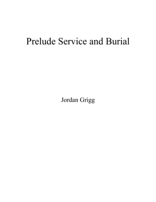 Book cover for Prelude Service and Burial