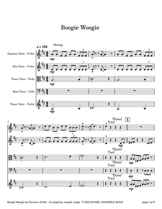 Boogie Woogie by Smith for String Quartet in Schools