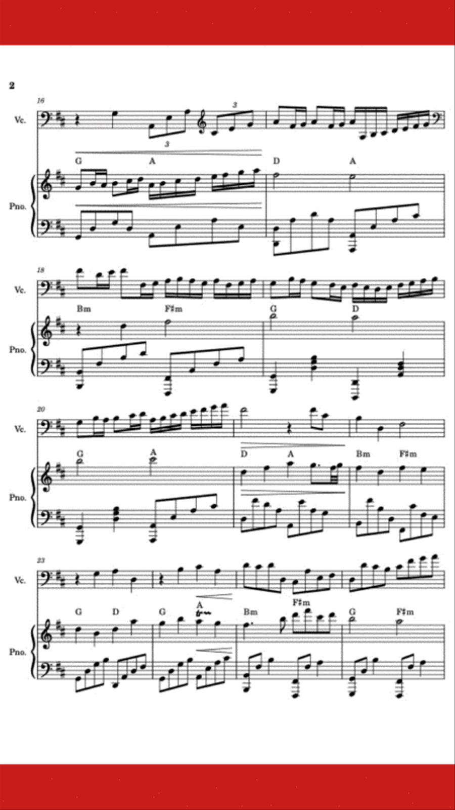 Canon in D String Duet scores gallery preview page 3