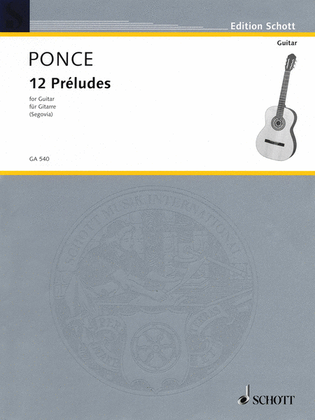 Book cover for 12 Preludes (Easy Etudes)