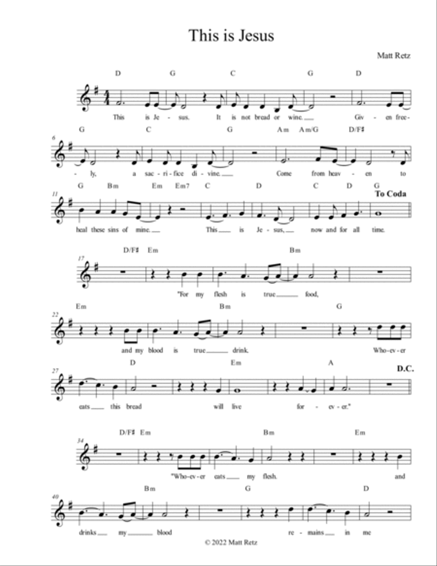 This is Jesus This is Jesus Guitar scores gallery preview page 2