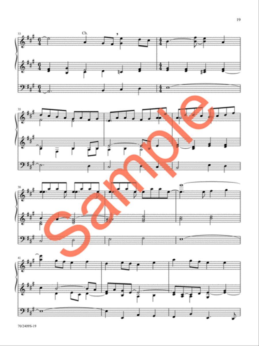 Ascension Alleluias Organ Solo scores gallery preview page 17