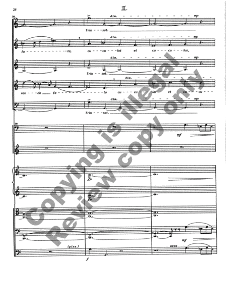 Cantata Rustica (Full/Choral Score) Choir scores gallery preview page 105