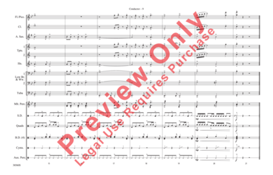 Shorties #18 Marching Band scores gallery preview page 23