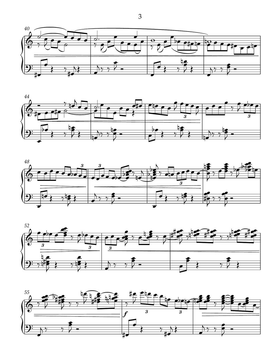 Etude-caprice for piano #1 Piano Method scores gallery preview page 3