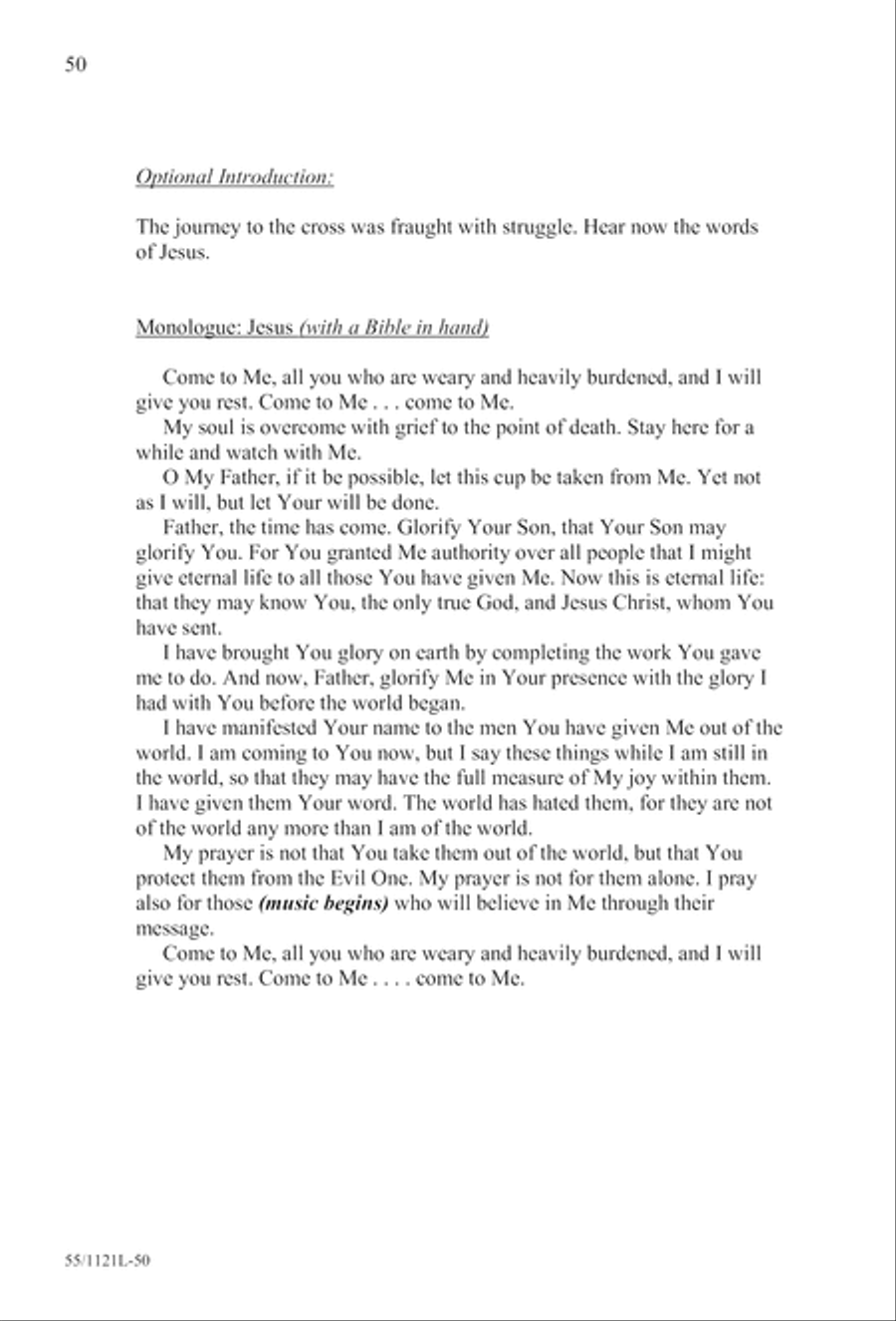 Touched by the Christ Touched by the Christ 3-Part scores gallery preview page 51