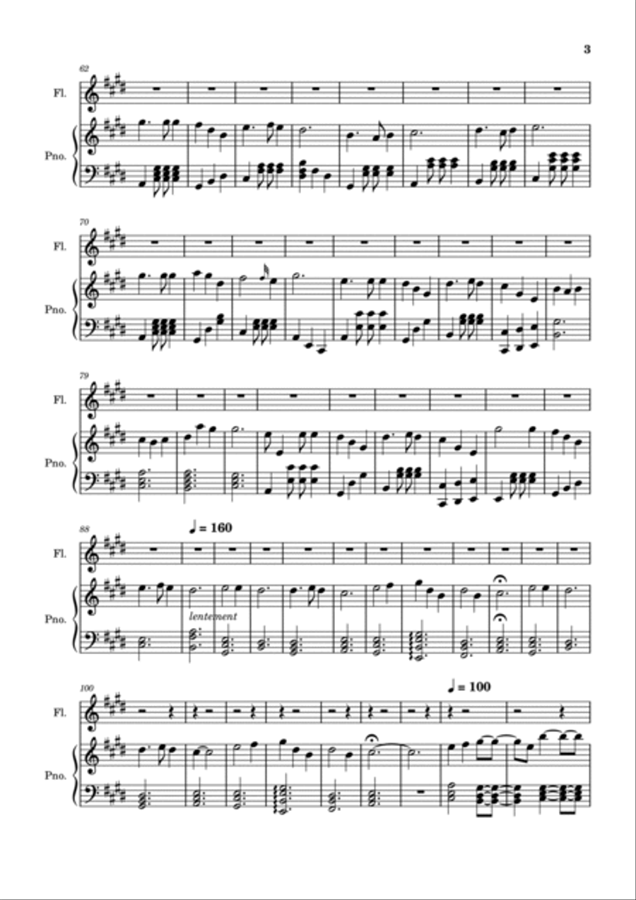 another day another day Flute Duet scores gallery preview page 3